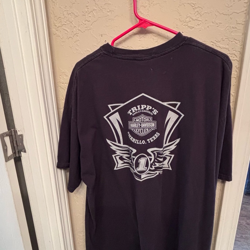 Harley-Davidson Dark Tee with Bold Graphic